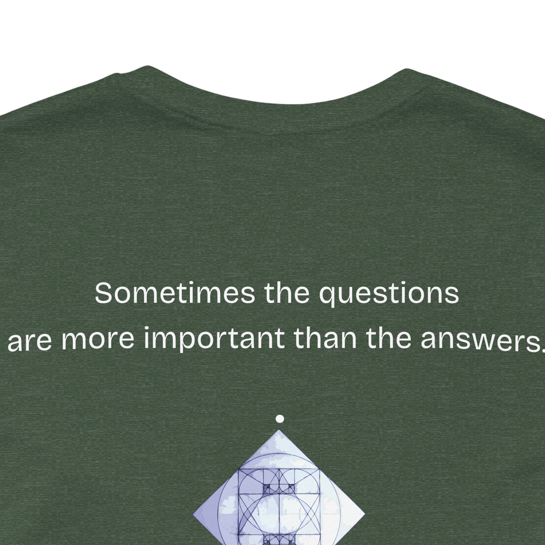 Sometimes the questions are more important than the answers.