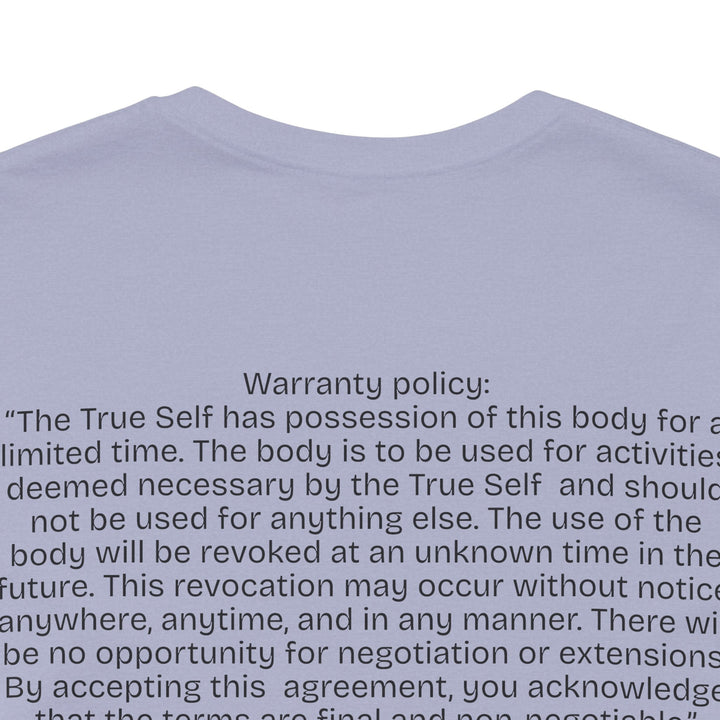 The Body's Warranty Policy