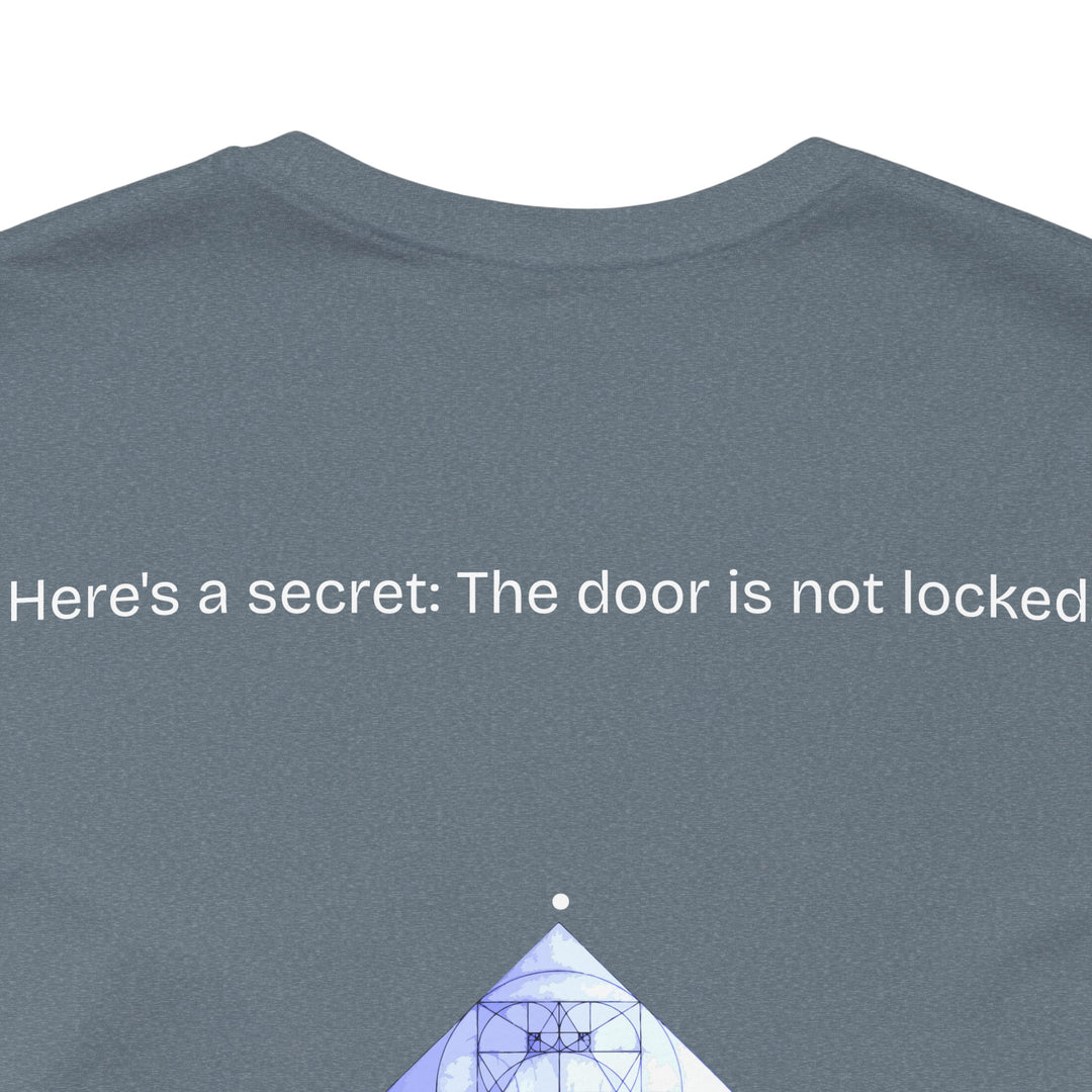 Here's a secret: The door is not locked.
