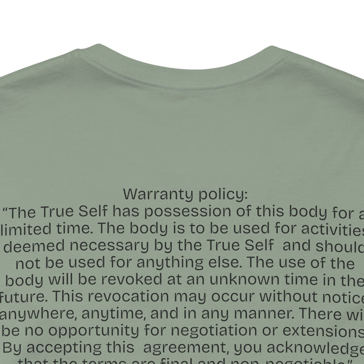 The Body's Warranty Policy