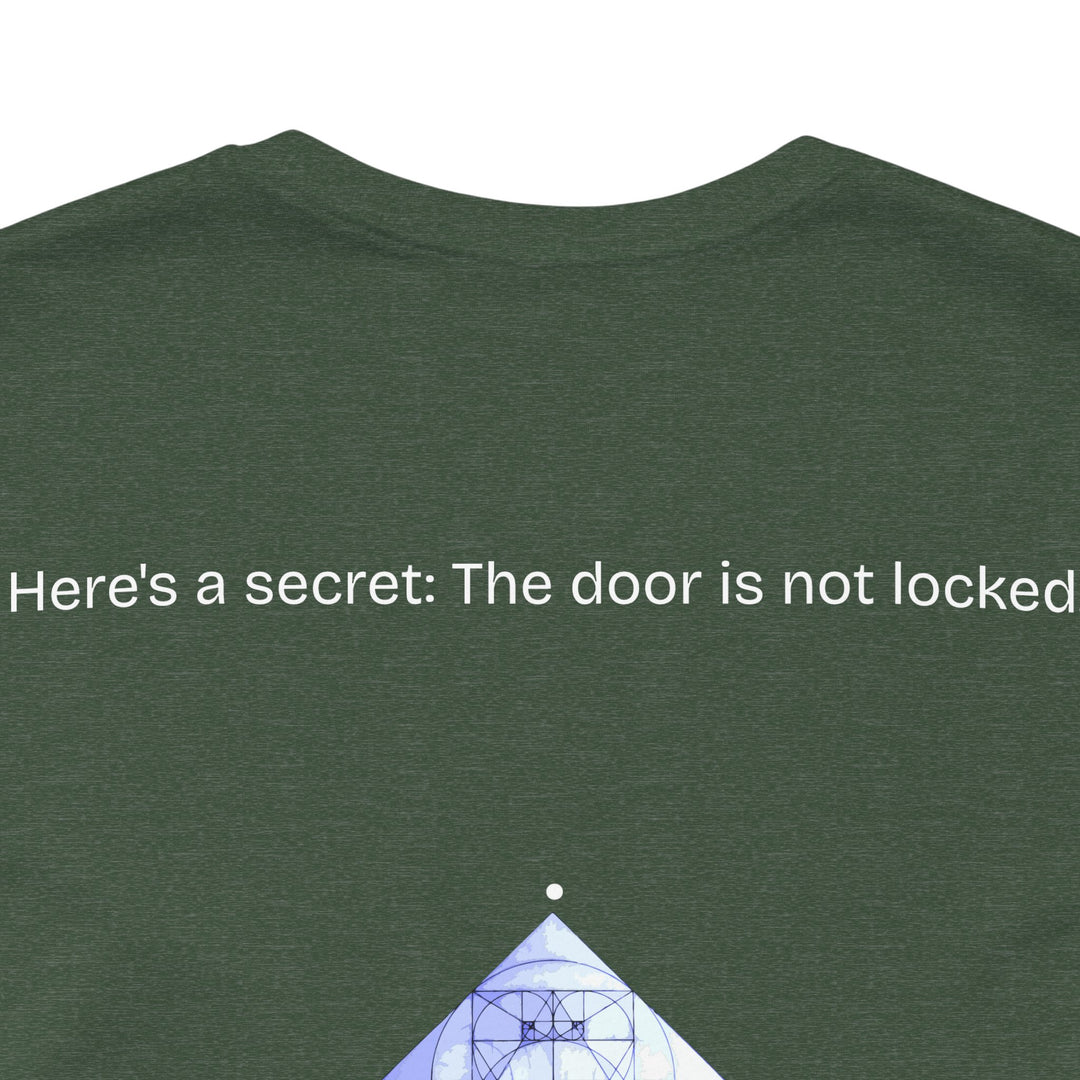 Here's a secret: The door is not locked.