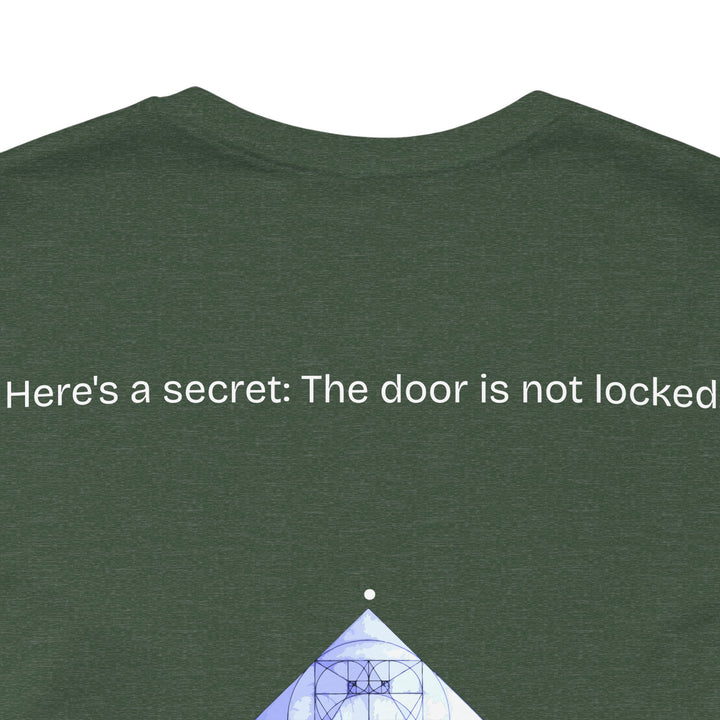 Here's a secret: The door is not locked.