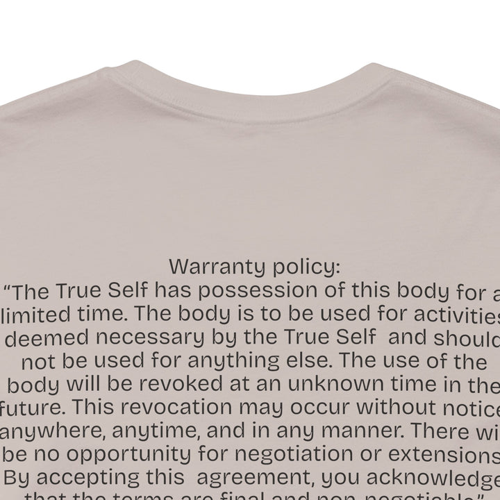 The Body's Warranty Policy