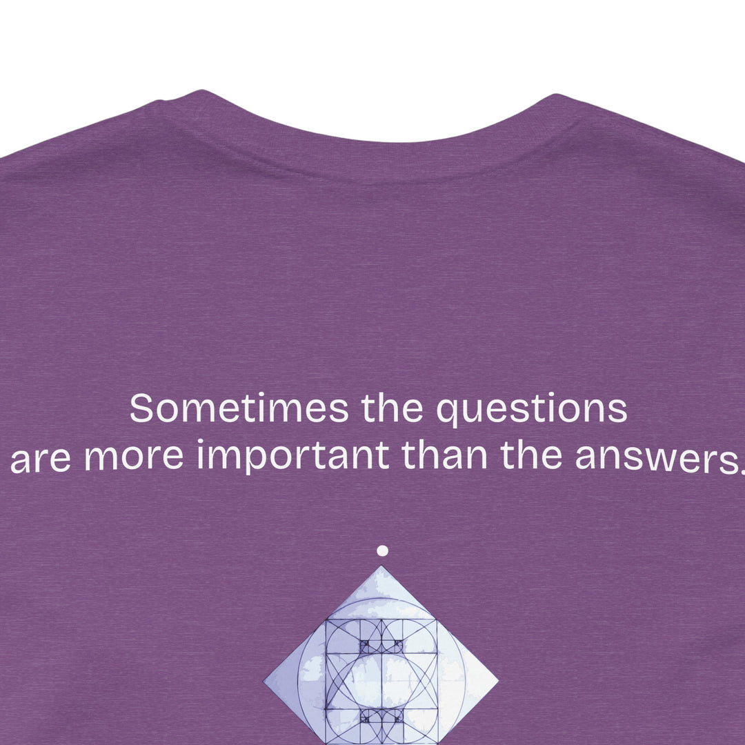 Sometimes the questions are more important than the answers.